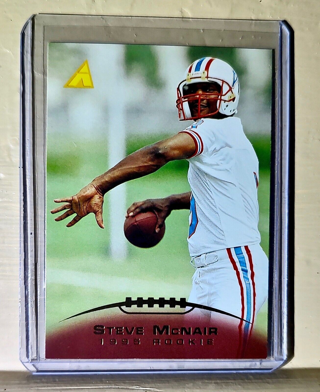 Steve McNair 1995 Pinnacle Football #210 Rookie NFL Card Oilers