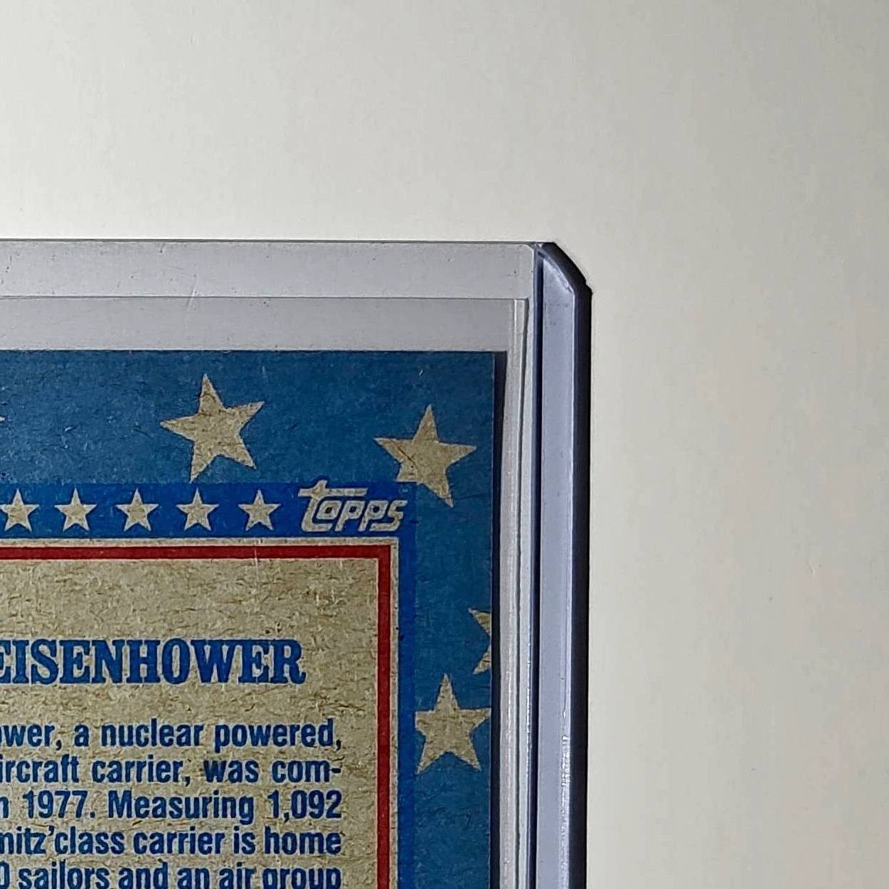 USS Dwight D. Eisenhower 1991 Topps Desert Storm #120 Card