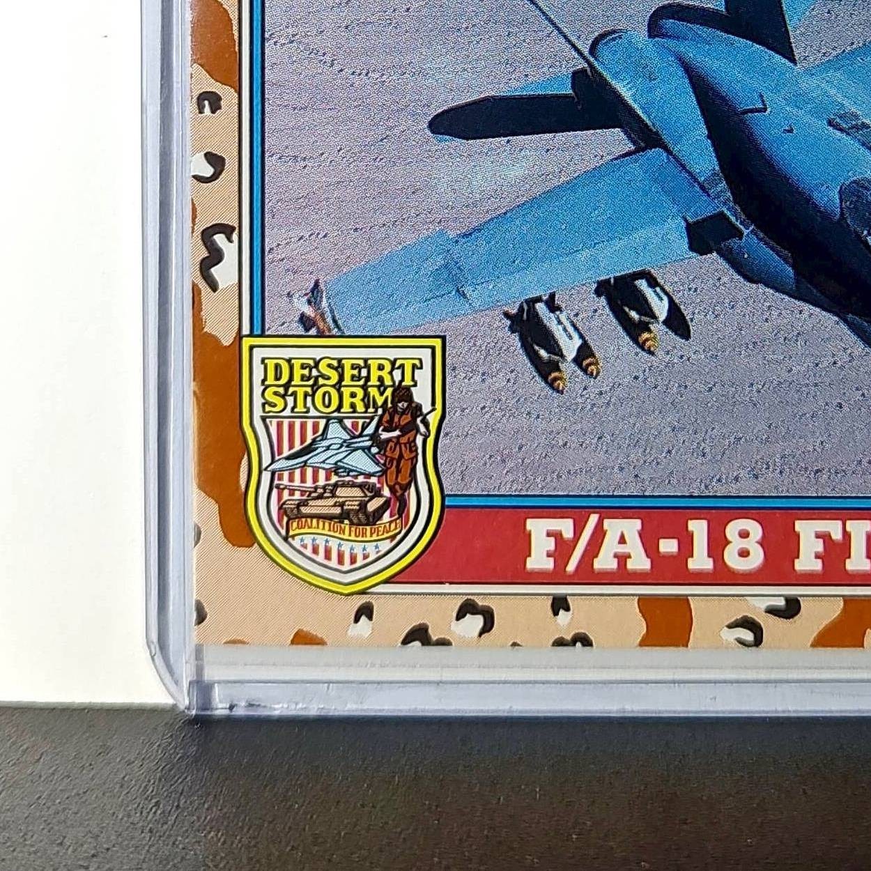 F/A-18 Fighter 1991 Topps Desert Storm #132 Card