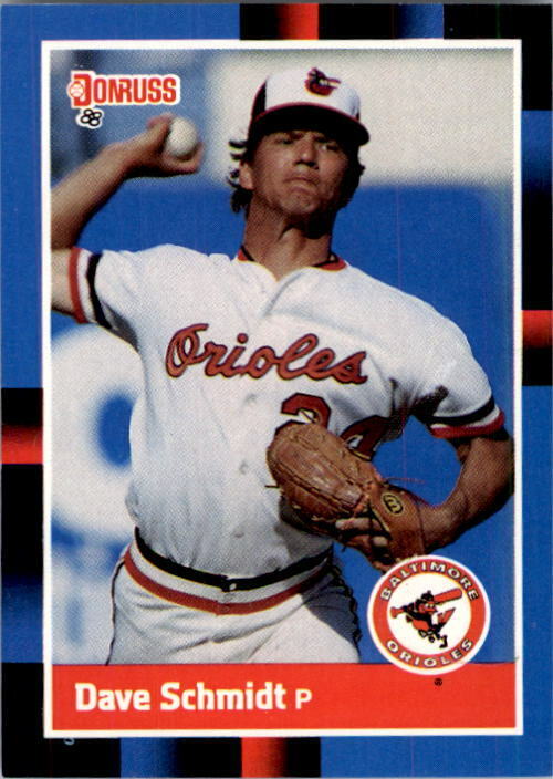 1988 Dave Schmidt Donruss Baseball Card #371