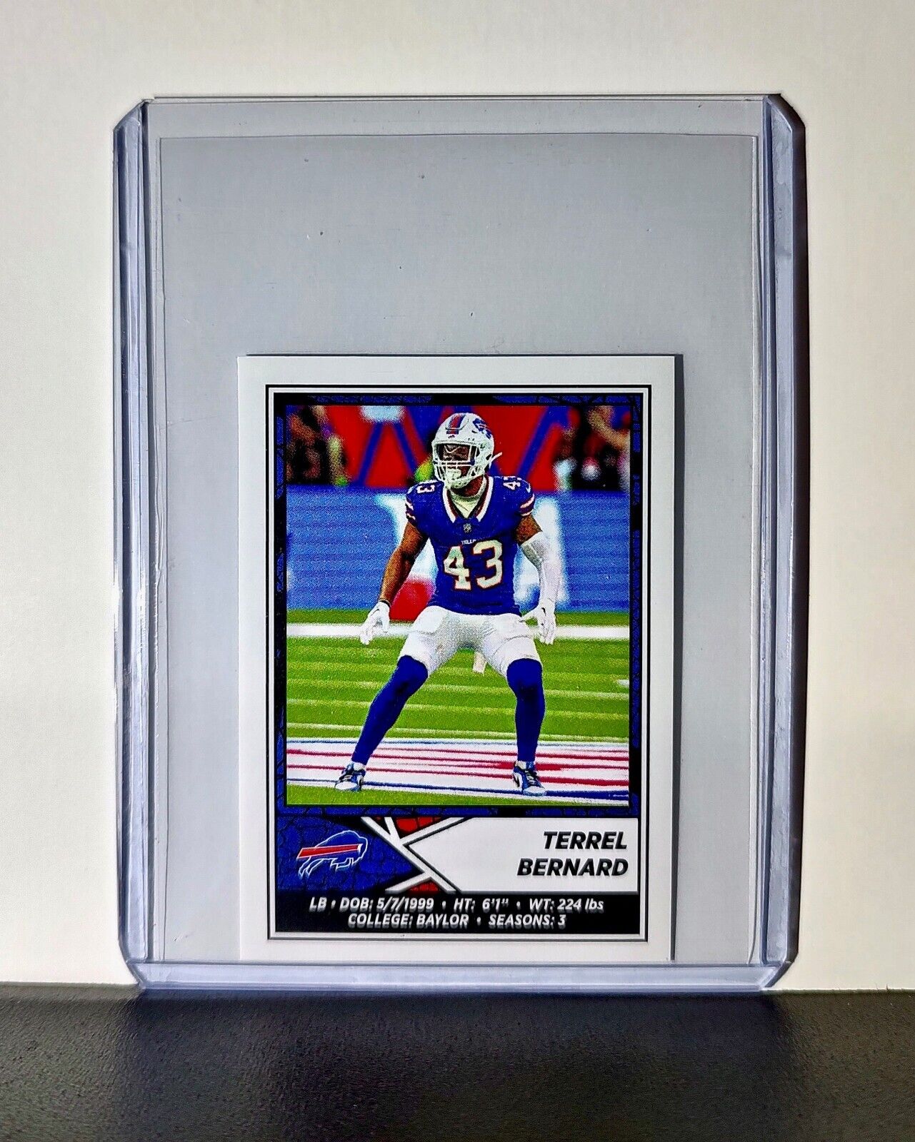 Terrel Bernard 2024 Panini NFL Sticker #50 Buffalo Bills