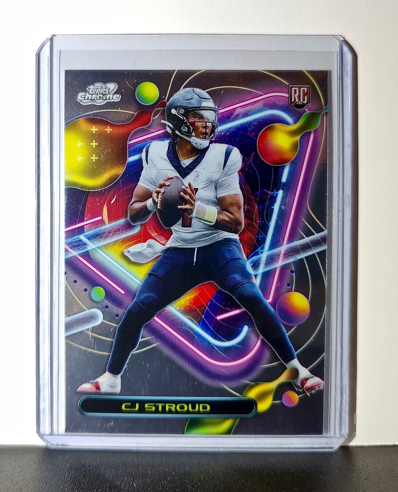CJ Stroud Rookie 2023 Topps Chrome Cosmic NFL #252 Card Houston Texans