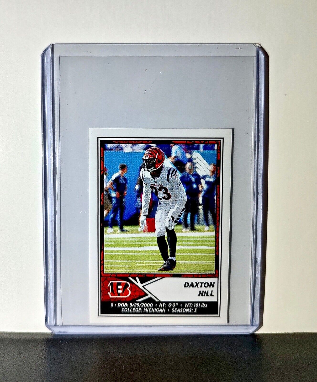 Daxton Hill 2024 Panini NFL Sticker #134 Cincinnati Bengals