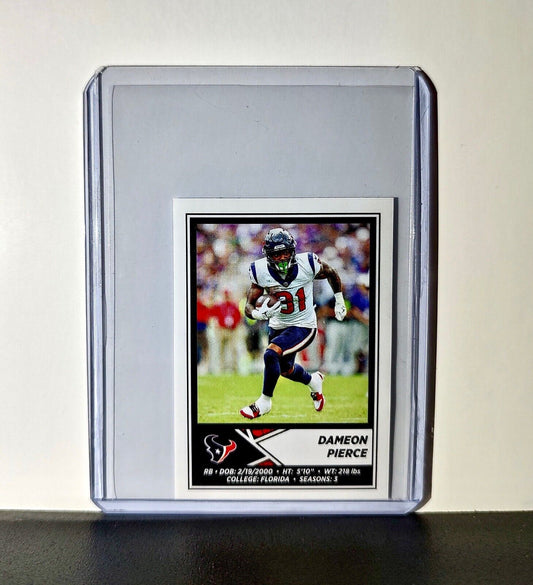 Dameon Pierce 2024 Panini NFL Sticker #172 Houston Texans