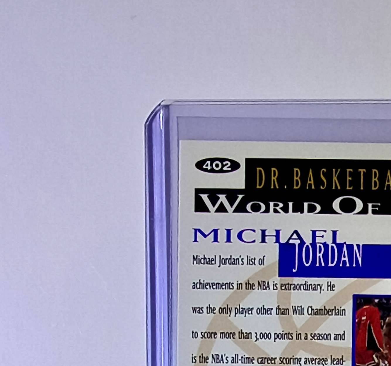 Michael Jordan 1994-95 Upper Deck Collector's Choice #402 Card Chicago Bulls
