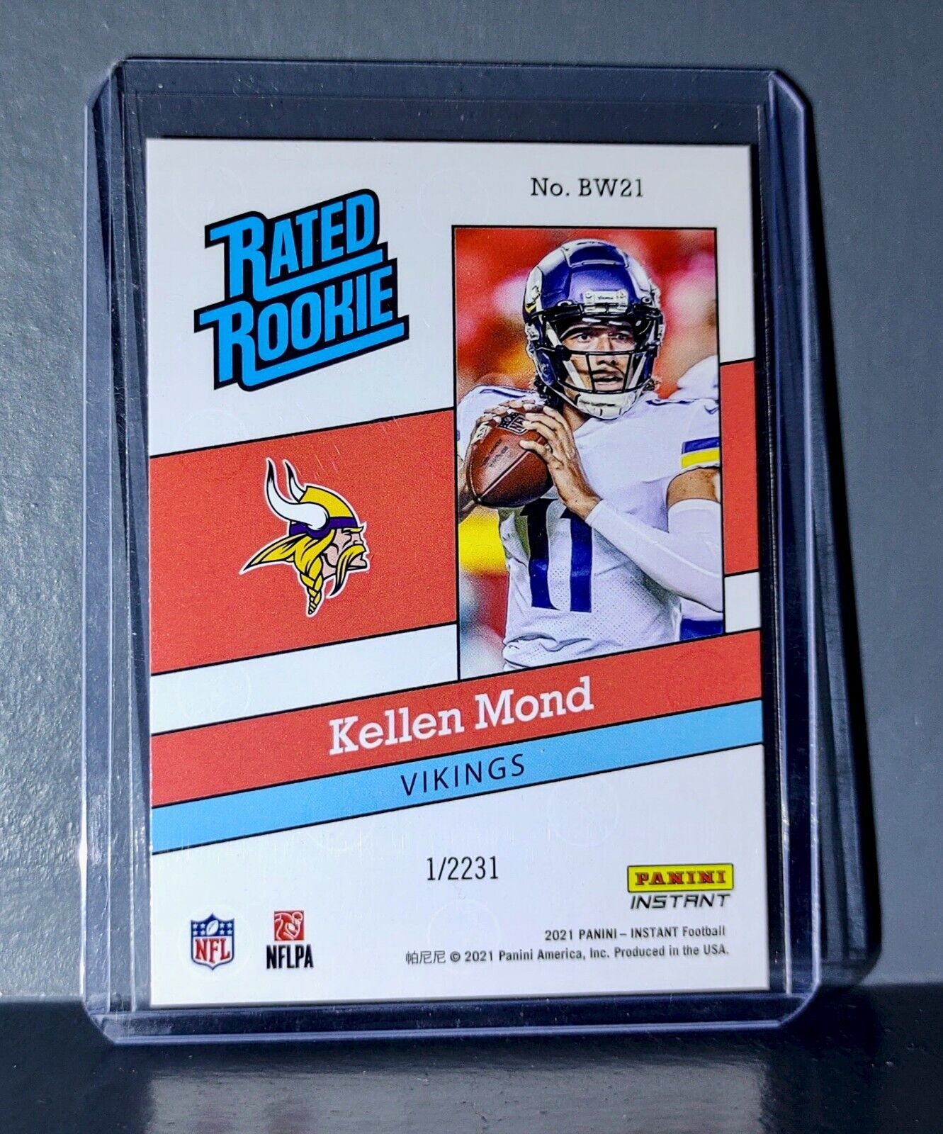 Kellen Mond 2021 Panini NFL Rated Rookie Retro #21 Rookie Card 1/2231