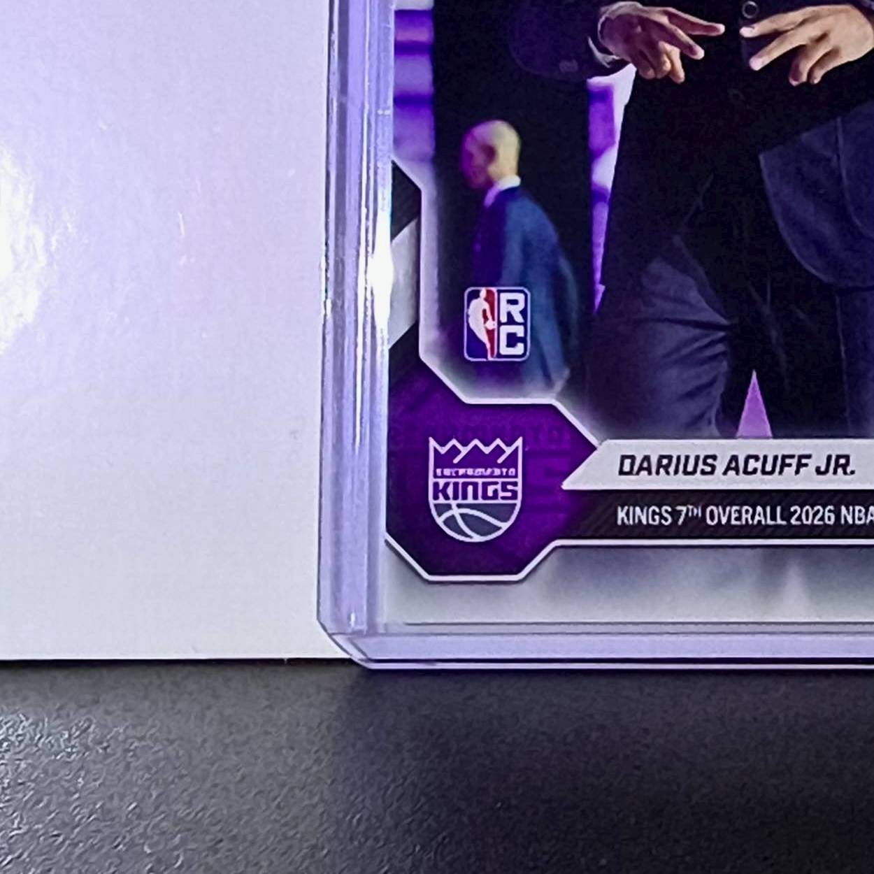 Darius Acuff Jr. Rookie 2026-27 Topps NBA Draft Night #DACU Card Kings