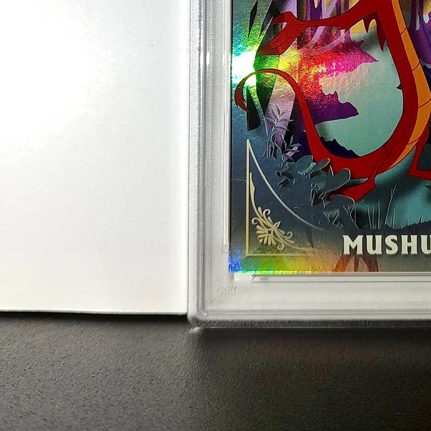 Mushu 2025 Topps Disney #FF-16 Furry Friends Card Mulan PSA 10