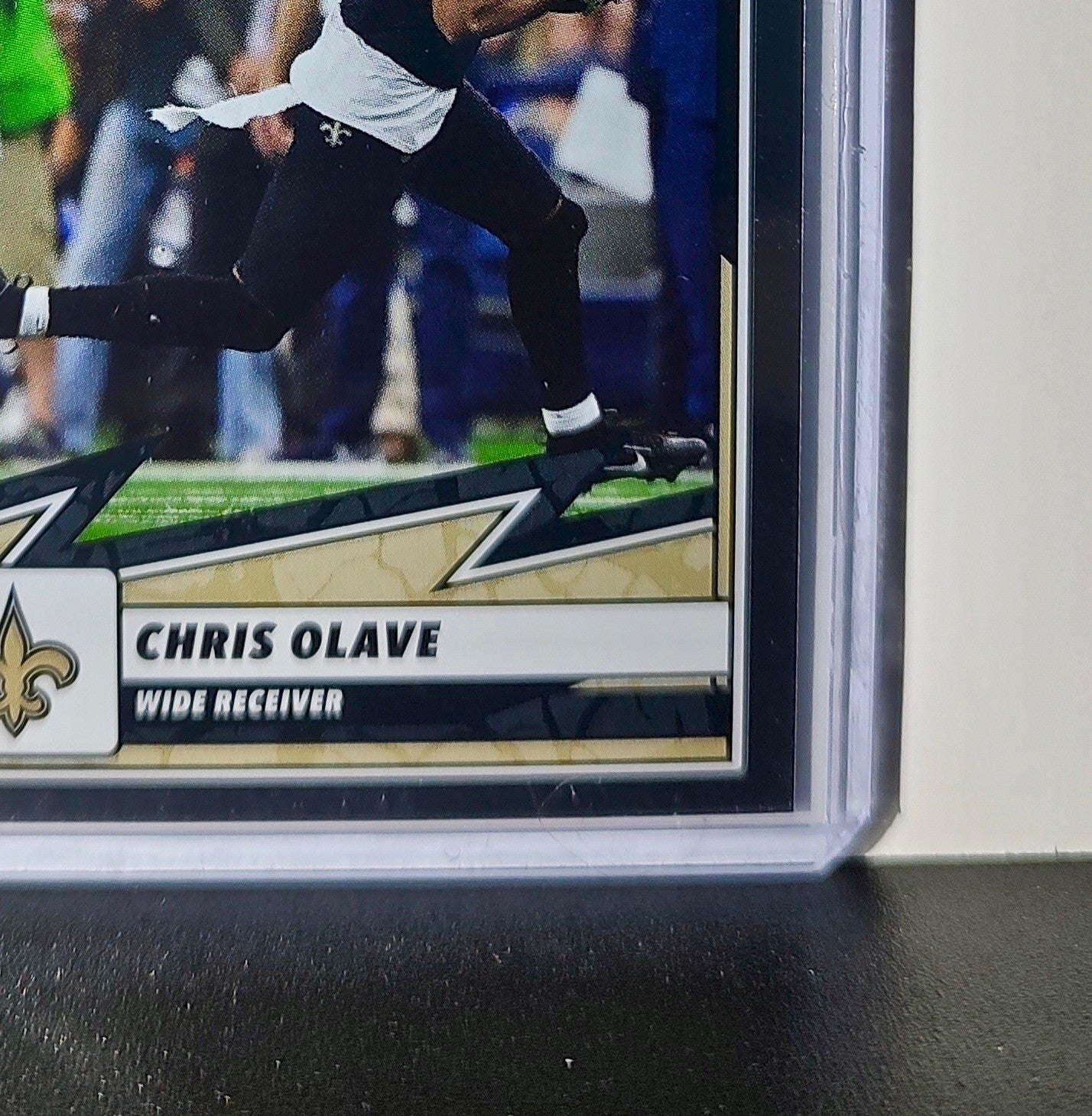 Chris Olave 2025 Panini NFL #44 Foil Sticker Card New Orleans Saints