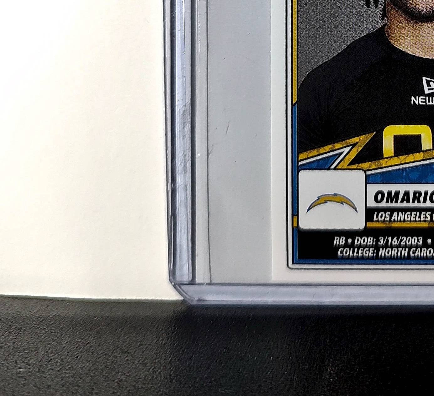 Omarion Hampton Rookie 2025 Panini NFL #286 Sticker Chargers