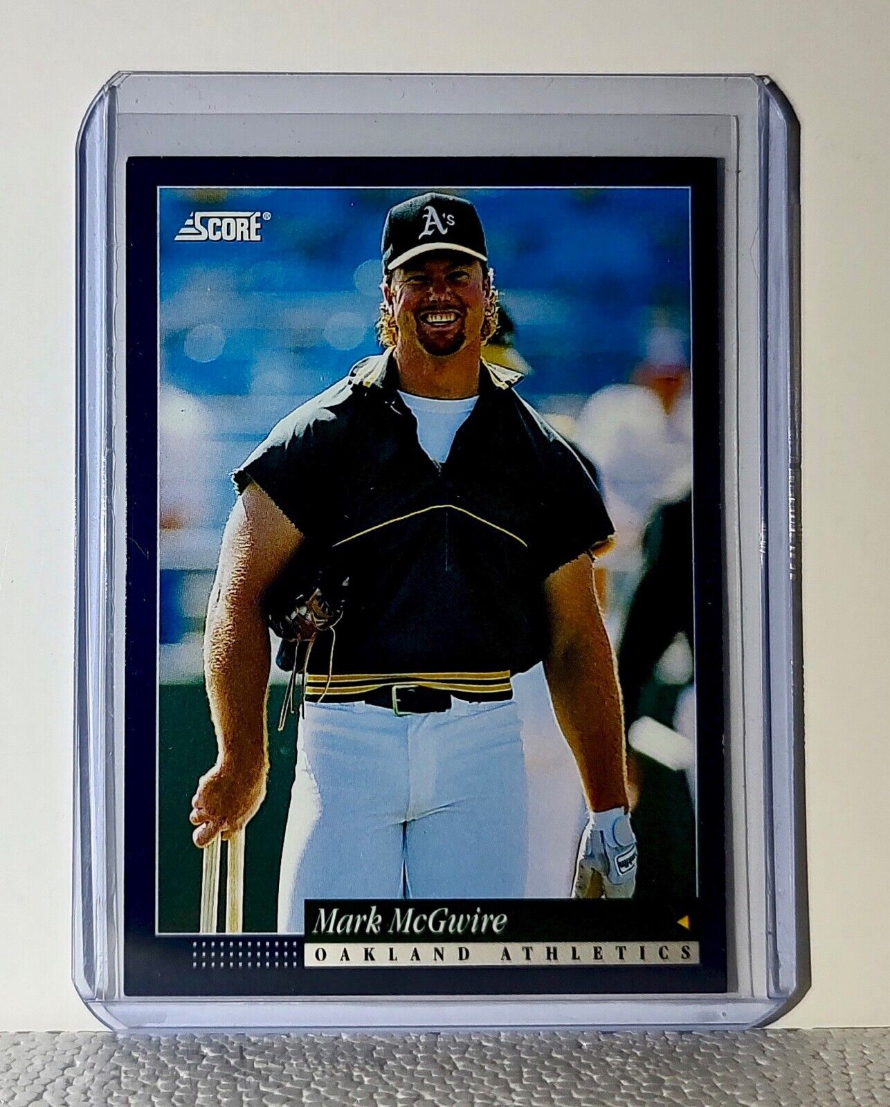 Mark McGwire 1994 Score MLB #550 Baseball Card Oakland Athletics