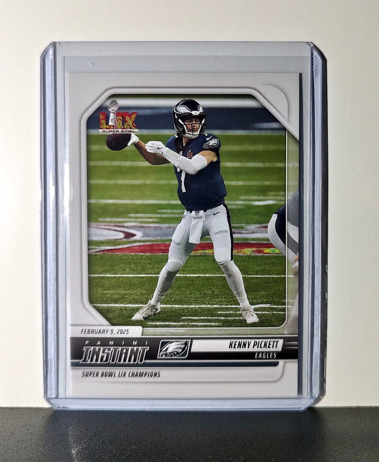 Kenny Pickett 2024 Panini Super Bowl LIX Champions NFL #31 Football Card Eagles