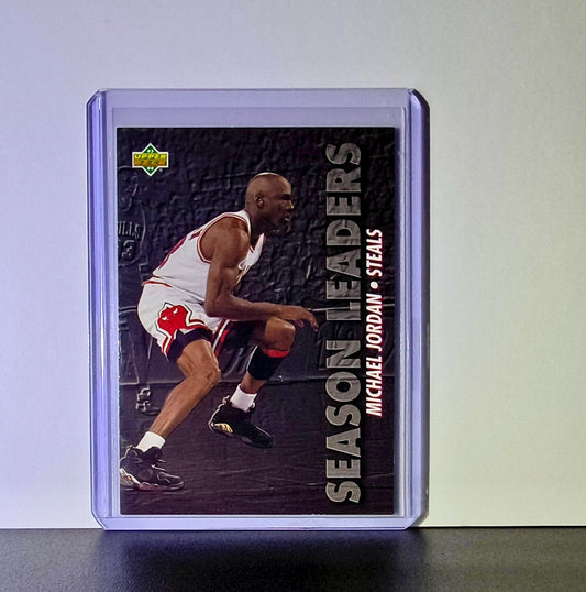 Michael Jordan 1992-93 Upper Deck Season Leaders #171 Card Chicago Bulls