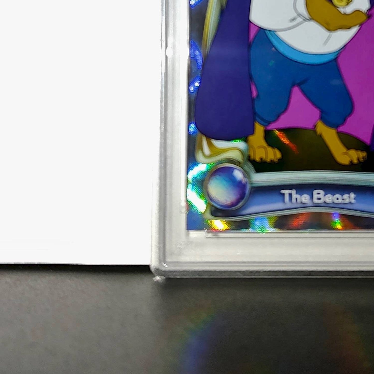 The Beast 2025 Topps Disney #44 Winter Variant Card Beauty and the Beast PSA 8