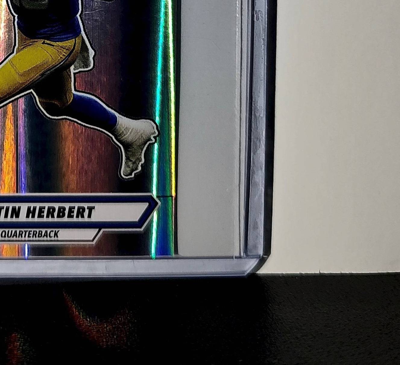 Justin Herbert 2025 Panini NFL #293 Foil Sticker Chargers