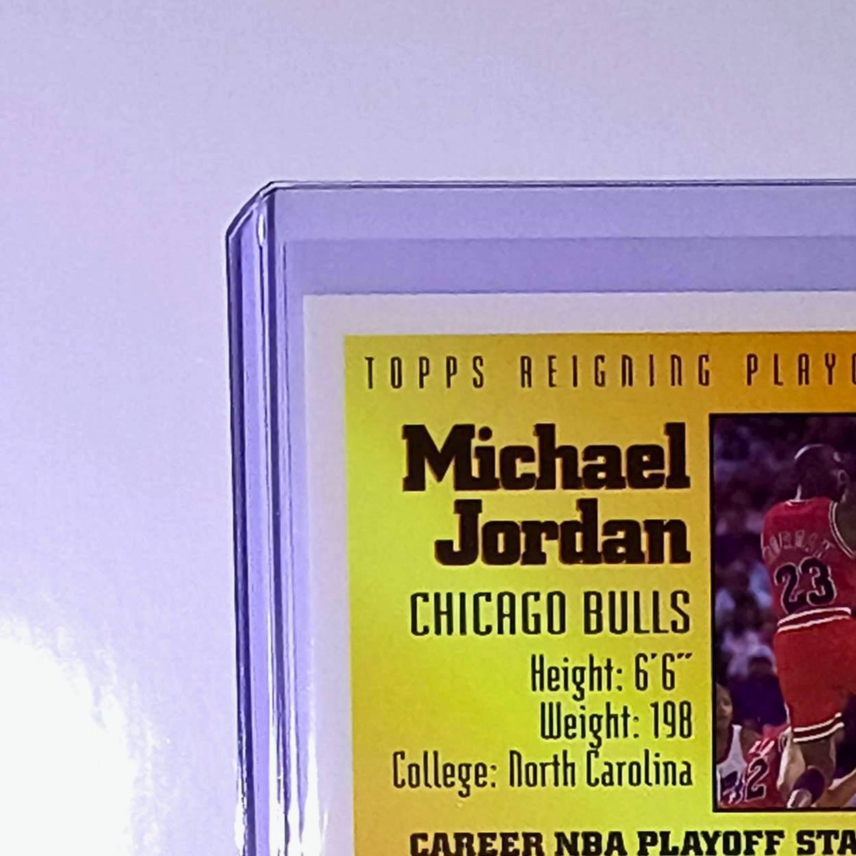 Michael Jordan 1993-94 Topps Playoff MVP #199 Basketball Card Chicago Bulls
