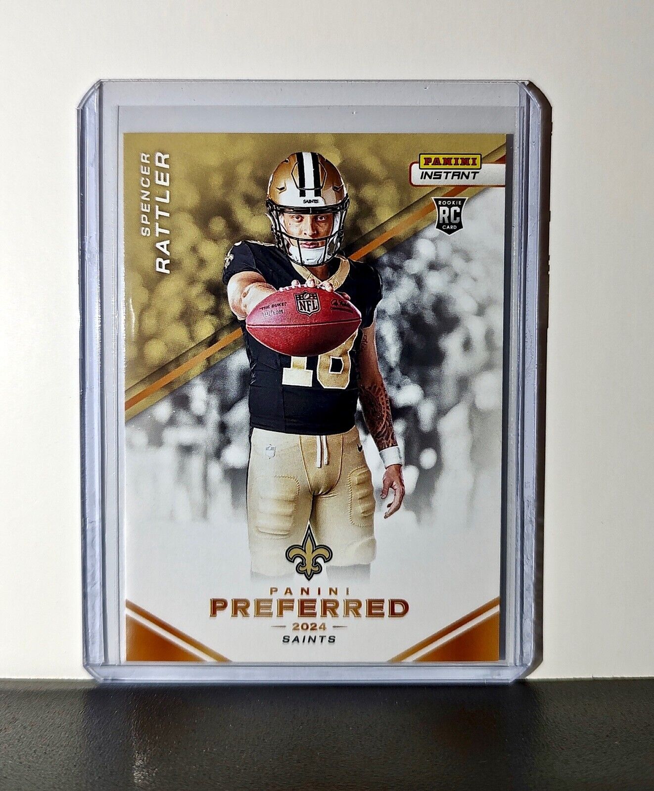Spencer Rattler 2024 Panini Preferred NFL #24 Rookie Card Saints 1/335