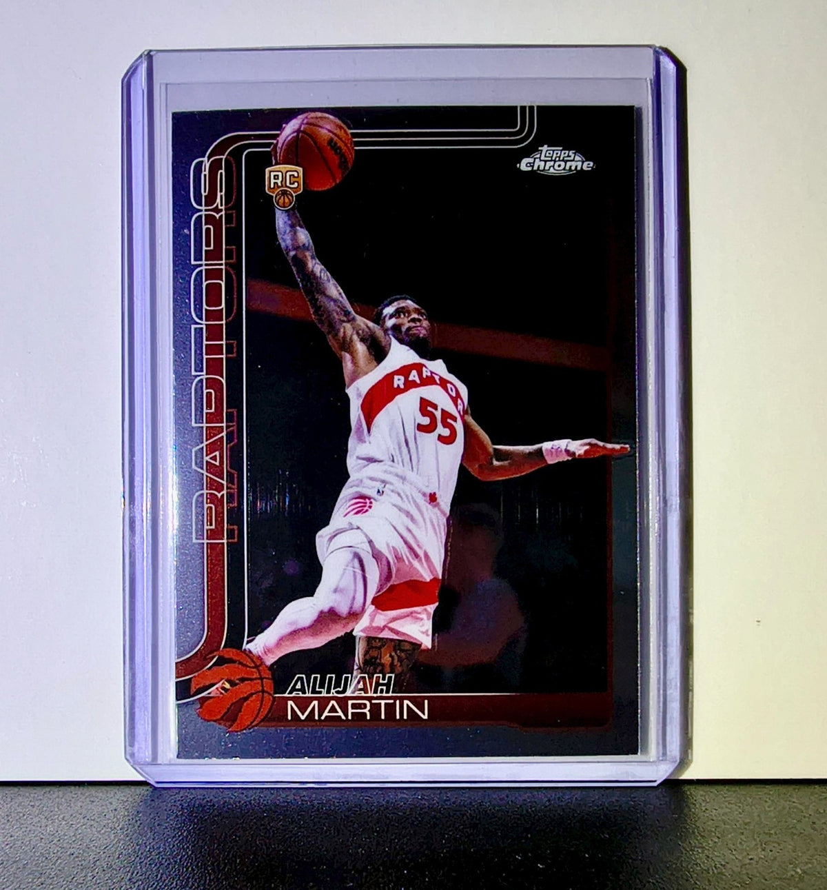 Alijah Martin Rookie 2025-26 NBA Topps Chrome Update #190 Card Toronto Raptors
