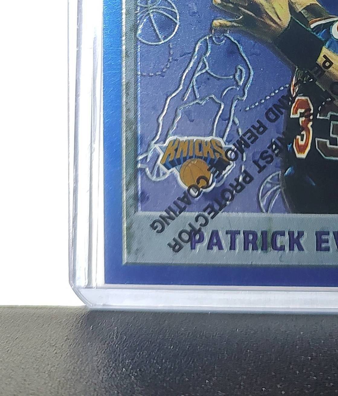 Patrick Ewing 1995-96 Topps Finest NBA #243 Card New York Knicks