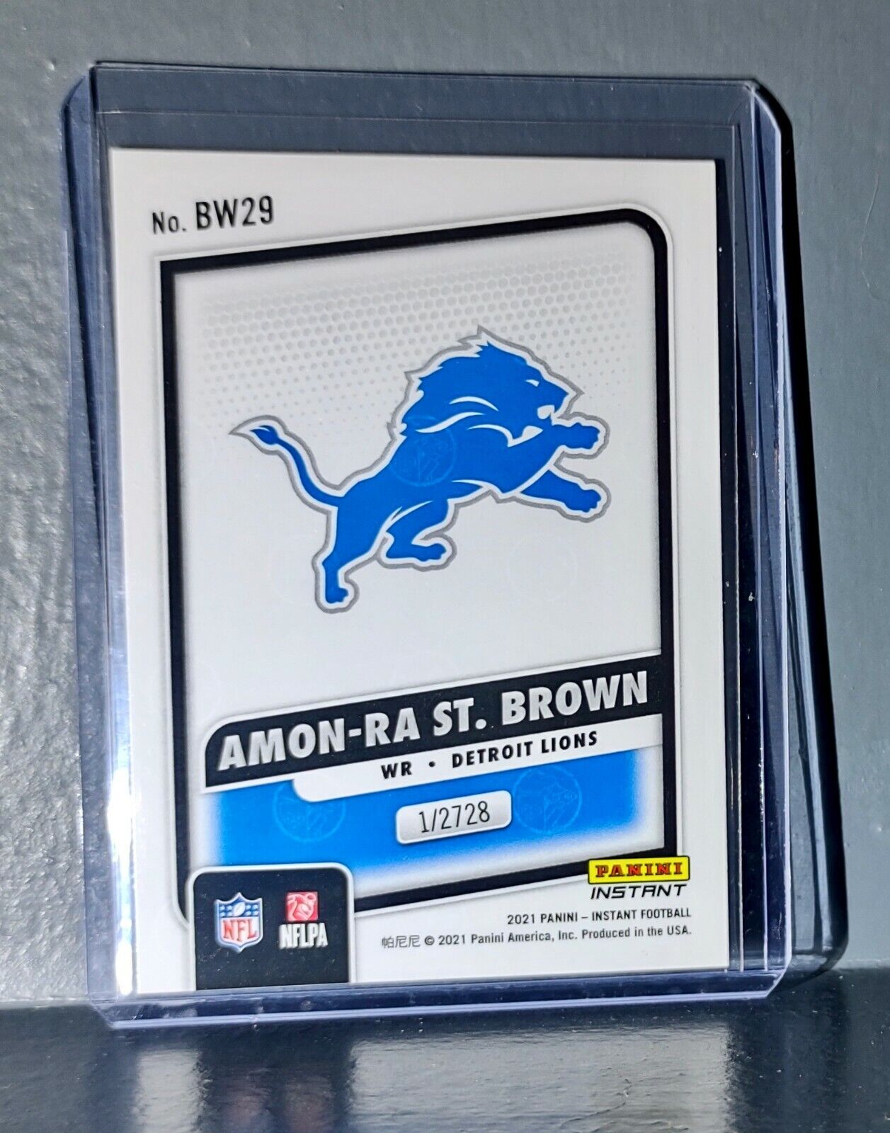 Amon-Ra St. Brown 2021 Panini NFL Black and White Rookies #29 Card 1/2728