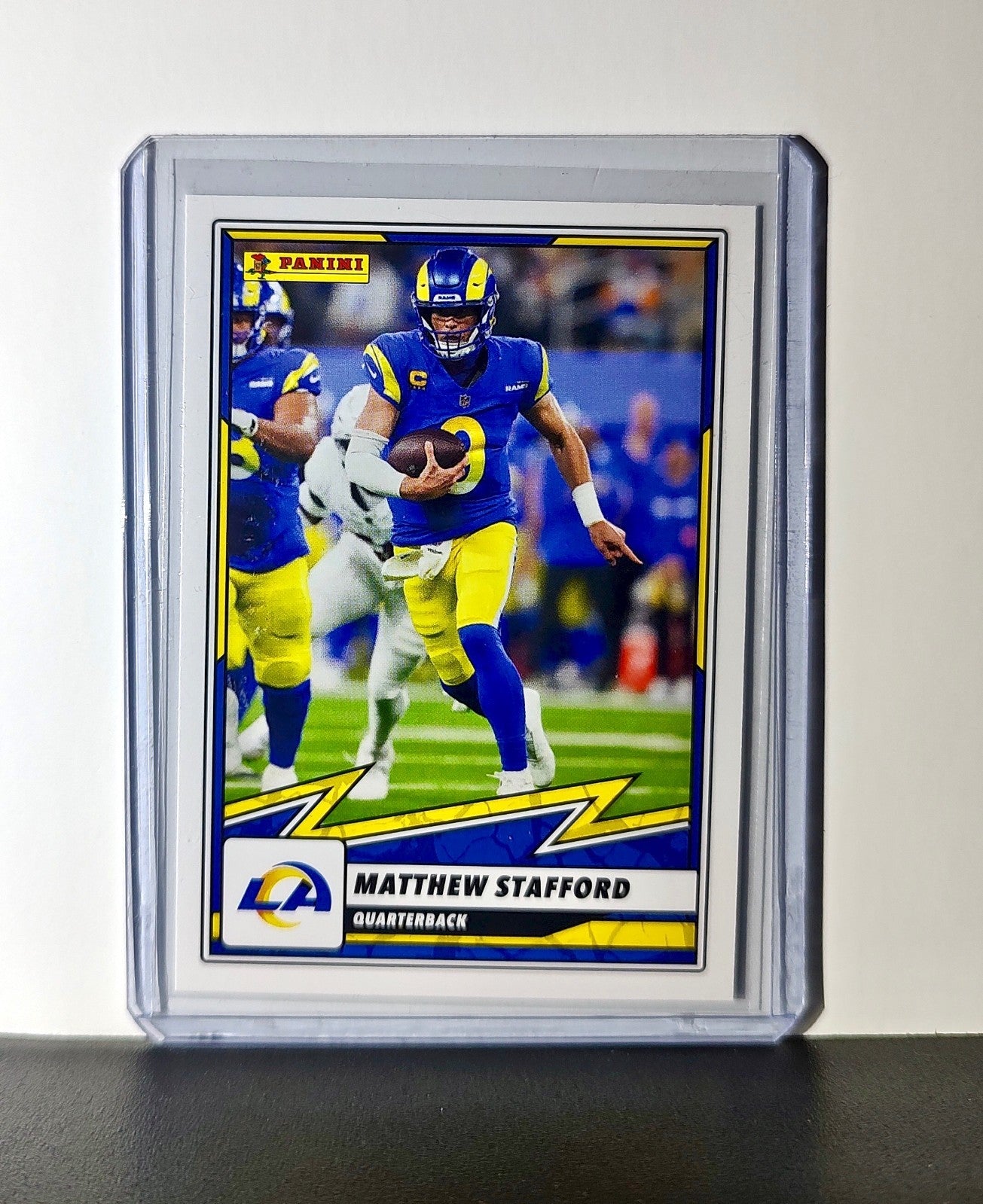 Matthew Stafford 2025 Panini NFL #25 Sticker Card Los Angeles Rams