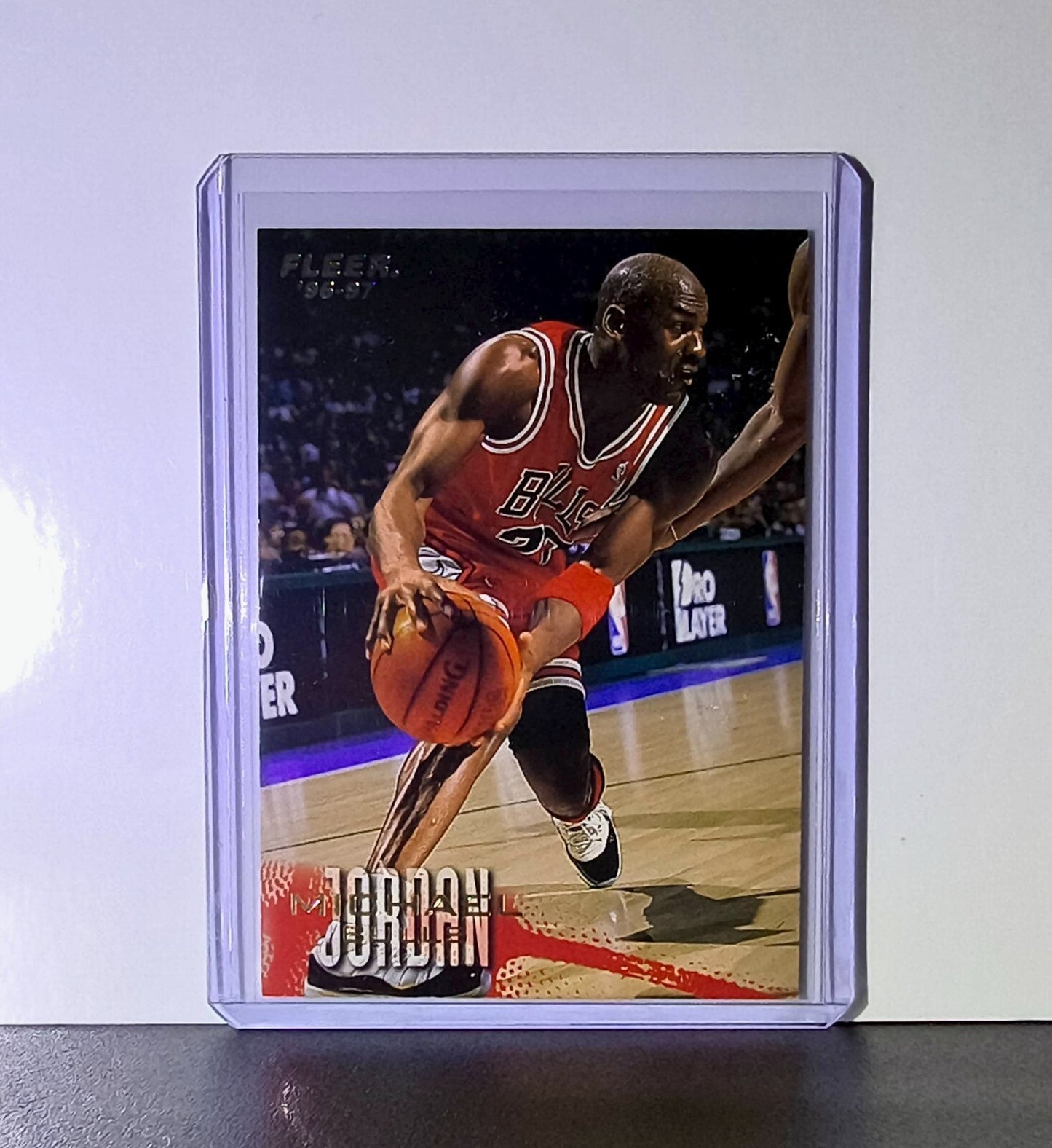 Michael Jordan 1996-97 Fleer #13 Basketball Card Chicago Bulls