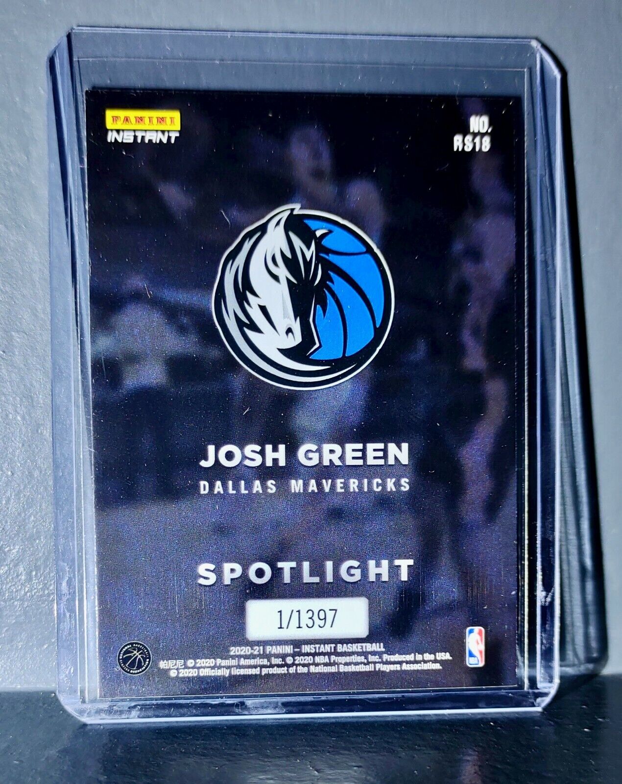 Josh Green Rookie Spotlight 2020-21 Panini NBA #18 Basketball Card 1 of 1397