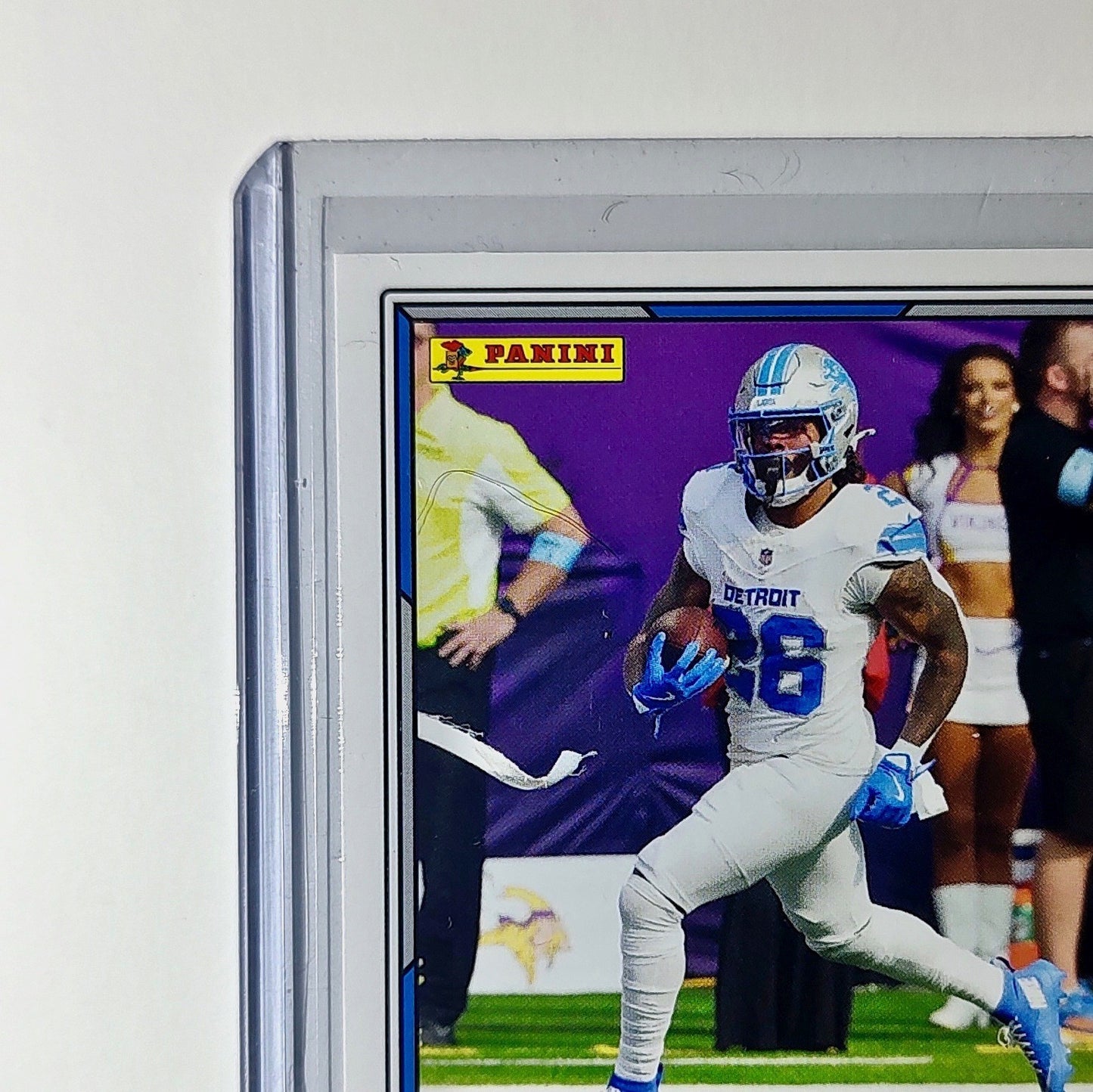 Jahmyr Gibbs 2025 Panini NFL #54 Sticker Card Detroit Lions