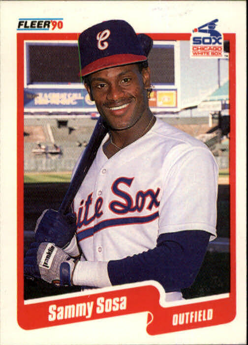 1990 Sammy Sosa Fleer Baseball Card #548