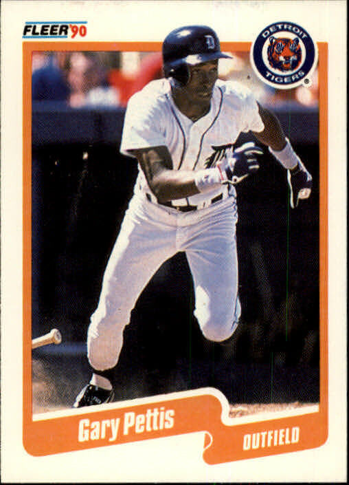 1990 Gary Pettis Fleer Baseball Card #612