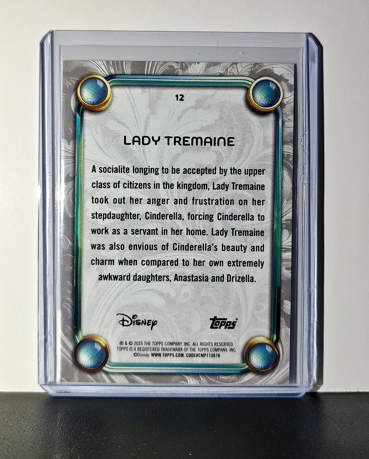 Lady Tremaine 2025 Topps Disney Wonder #12 Card Cinderella