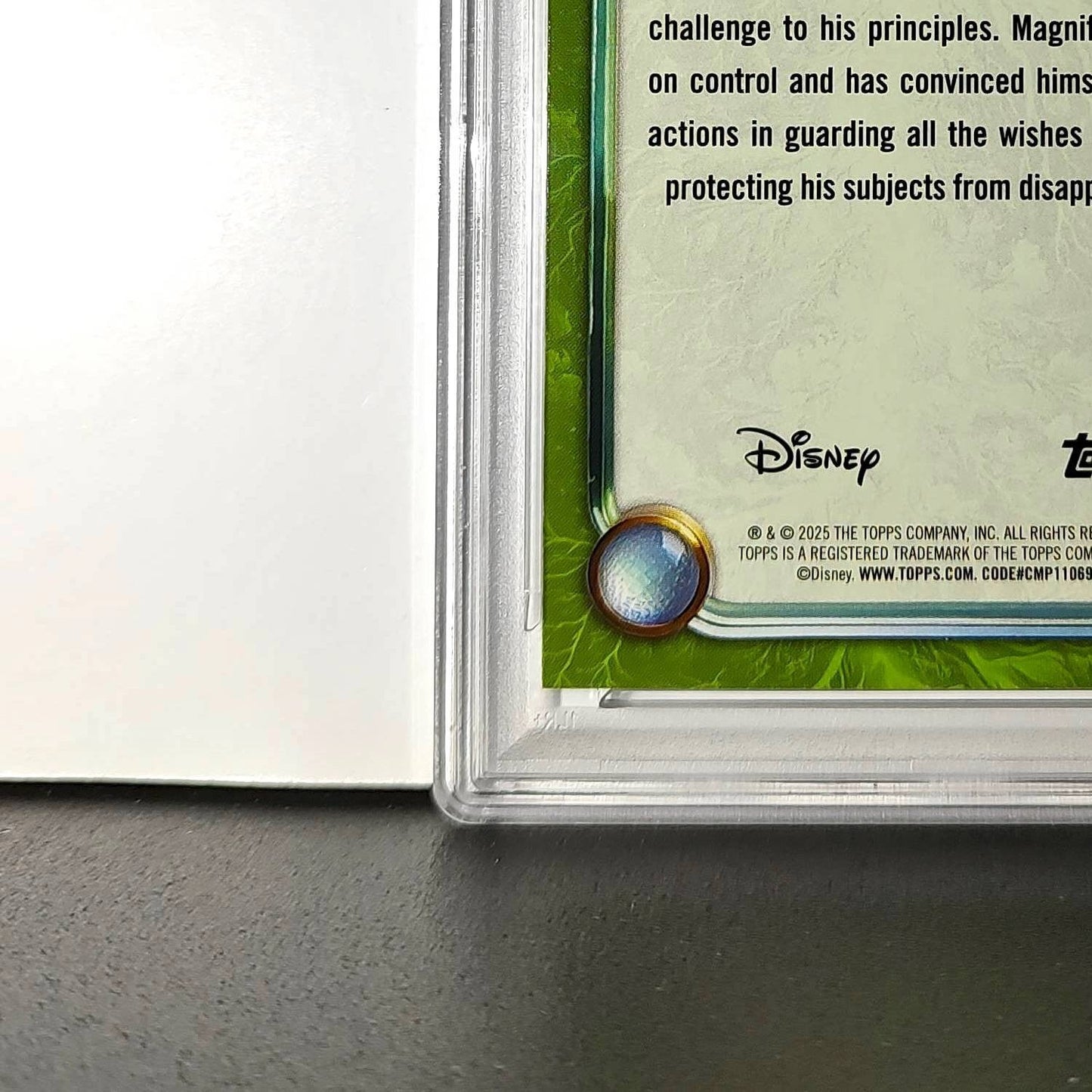 King Magnifico 2025 Topps Disney #183 Card Wish PSA 10 Gem