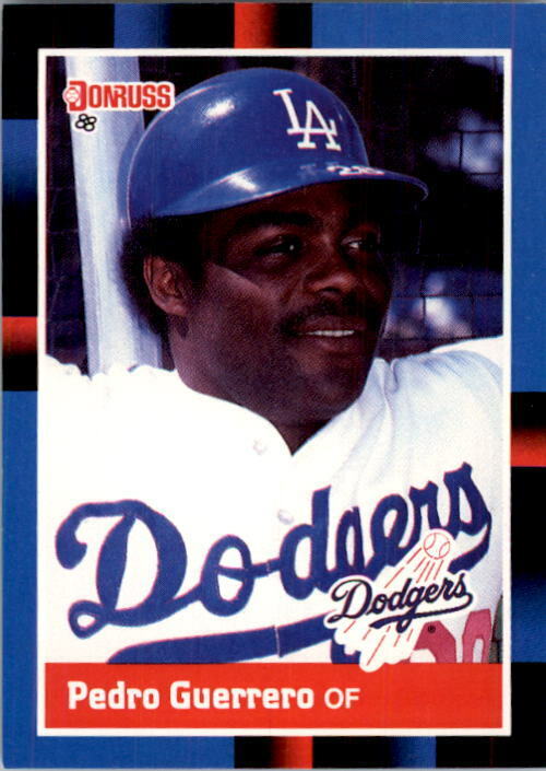 1988 Pedro Guerrero Donruss Baseball Card #278