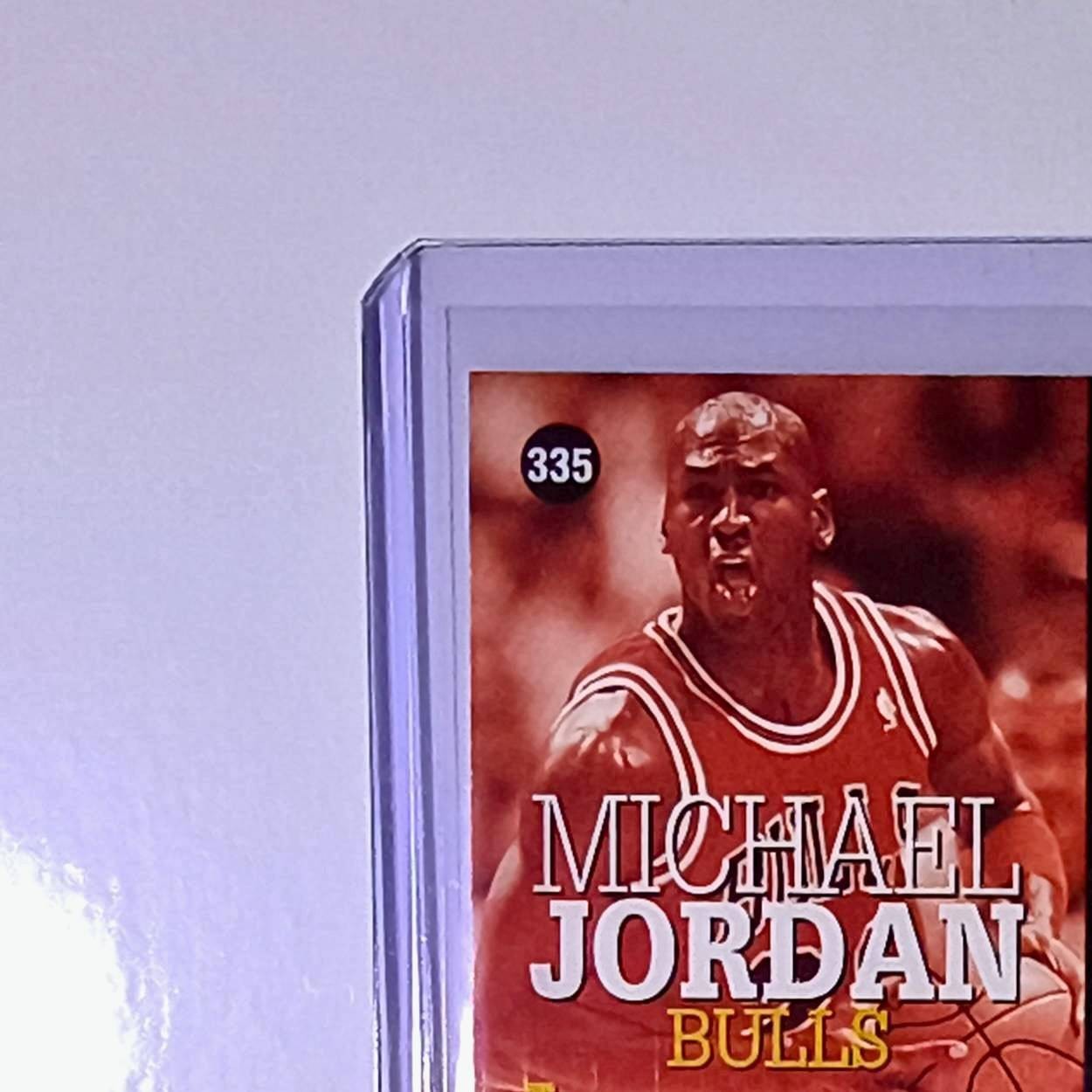 Michael Jordan 1996-97 Hoops  Career Best Game 335 Basketball Card Chicago Bulls