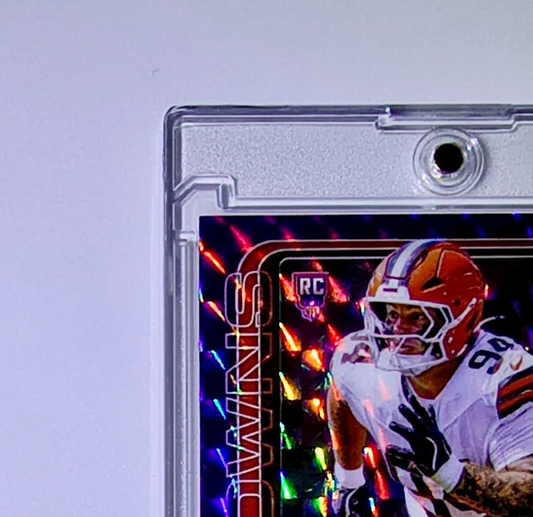 Mason Graham Rookie 2025 NFL Topps Chrome #302 Purple Refractor Browns 10/75