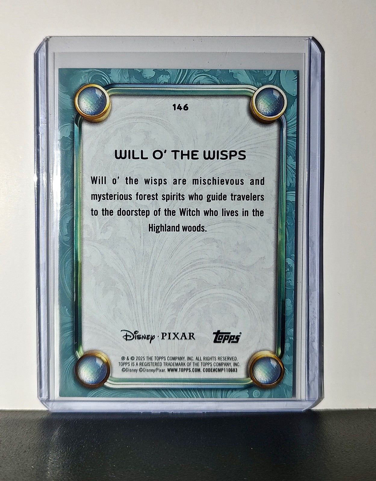 Will O' The Wisps 2025 Topps Disney Wonder #146 Diamond Card Brave