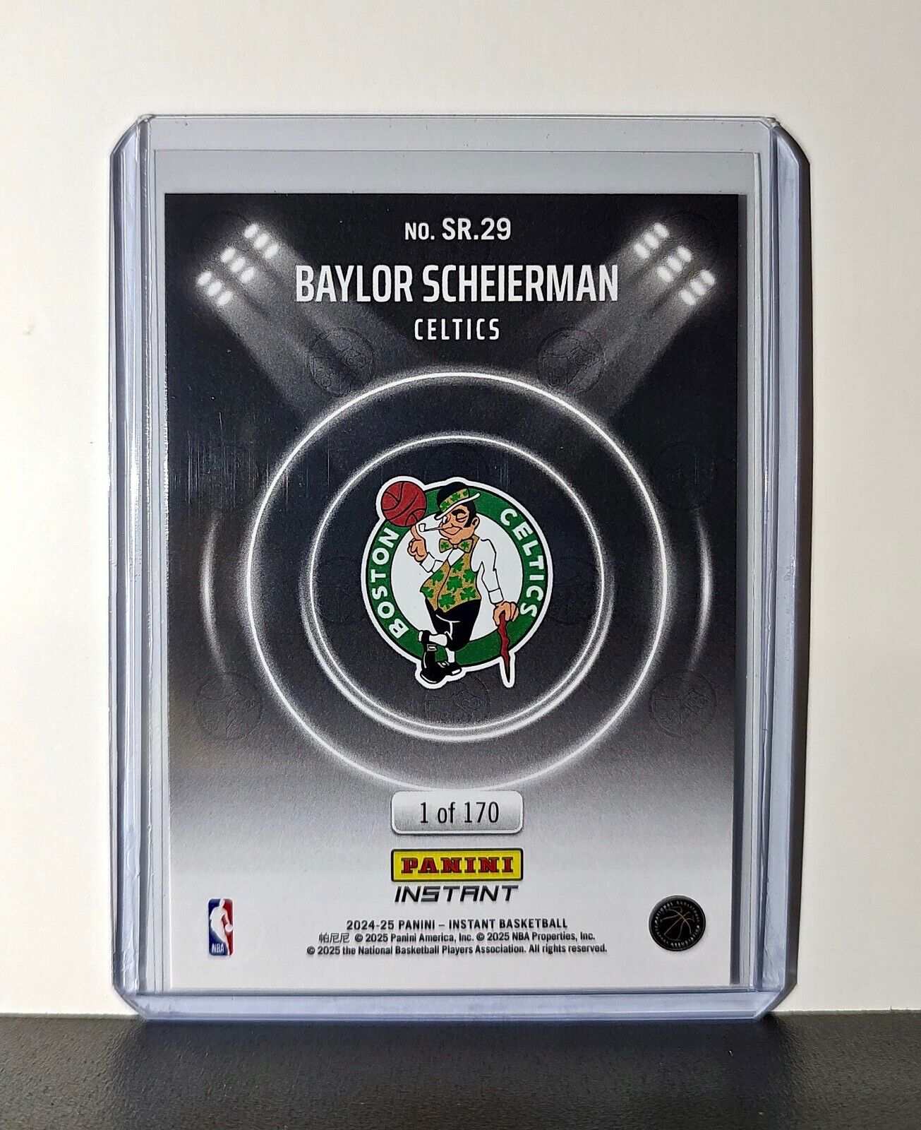 Baylor Scheierman Rookie 2024-25 Panini Spotlight Rookies NBA #29 Celtics 1/170