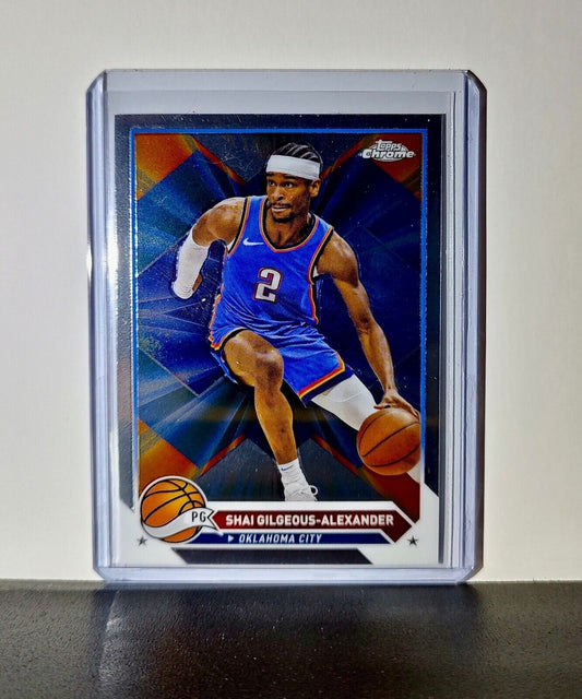 Shai Gilgeous-Alexander 2023-24 Topps Chrome NBA #53 Card Oklahoma City Thunder