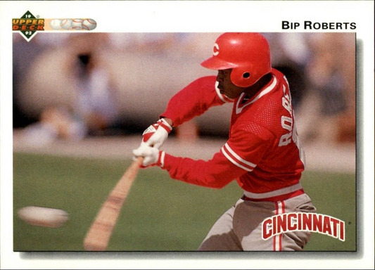 Bip Roberts 1992 Upper Deck MLB #763 Baseball Card Cincinnati Reds