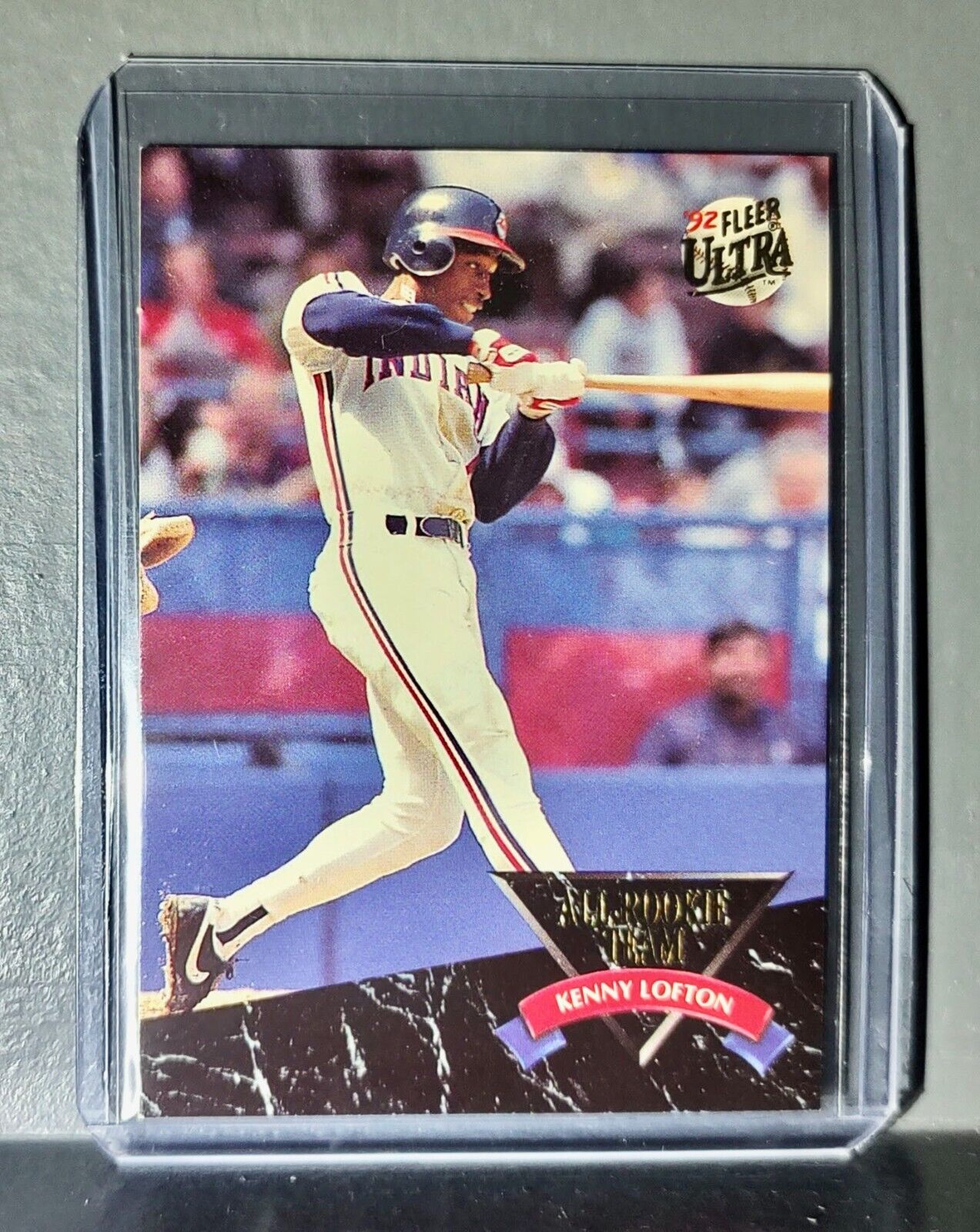 1992 Kenny Lofton Fleer Ultra Baseball Card #7 All-Rookie Team