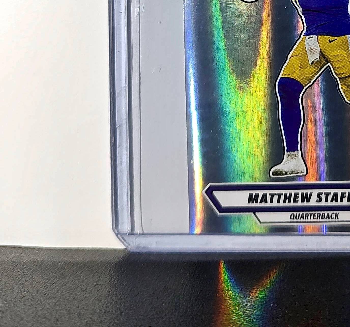 Matthew Stafford 2025 Panini NFL #517 Foil Sticker Rams