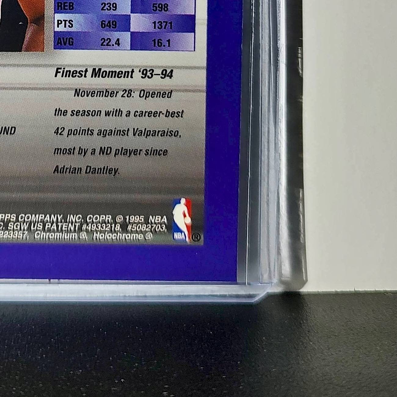 Monty Williams Rookie 1994-95 Topps Finest #244 Card