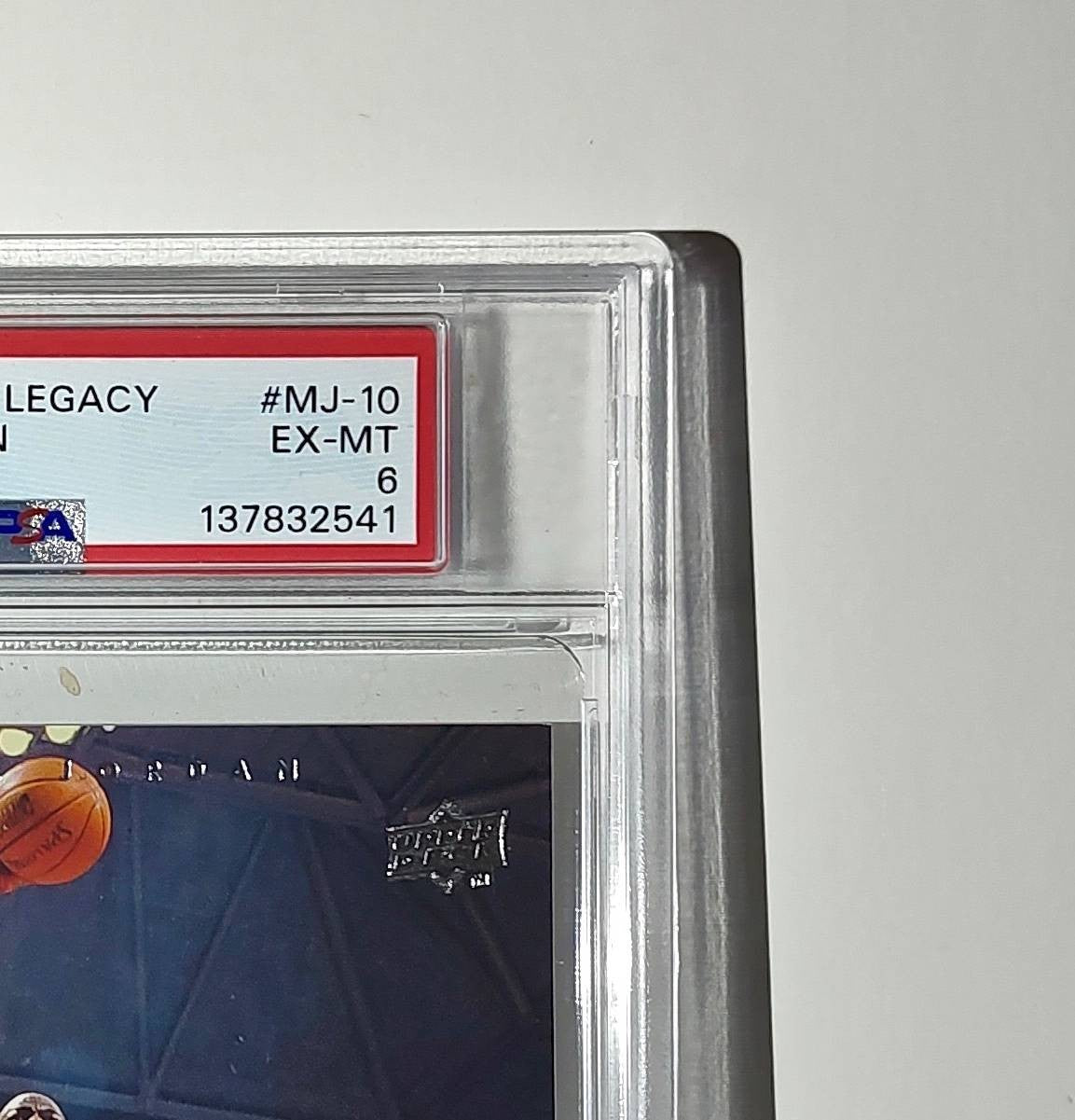 Michael Jordan 2009 Upper Deck Jordan Legacy #MJ-10 Jumbo Card PSA 6 EX-MT