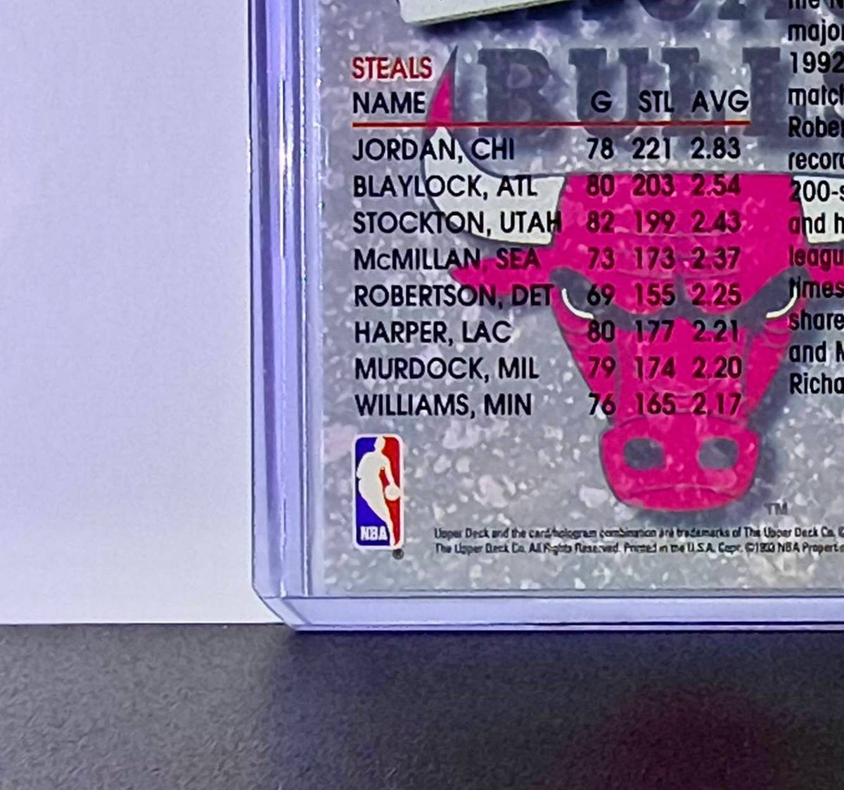 Michael Jordan 1992-93 Upper Deck Season Leaders #171 Card Chicago Bulls