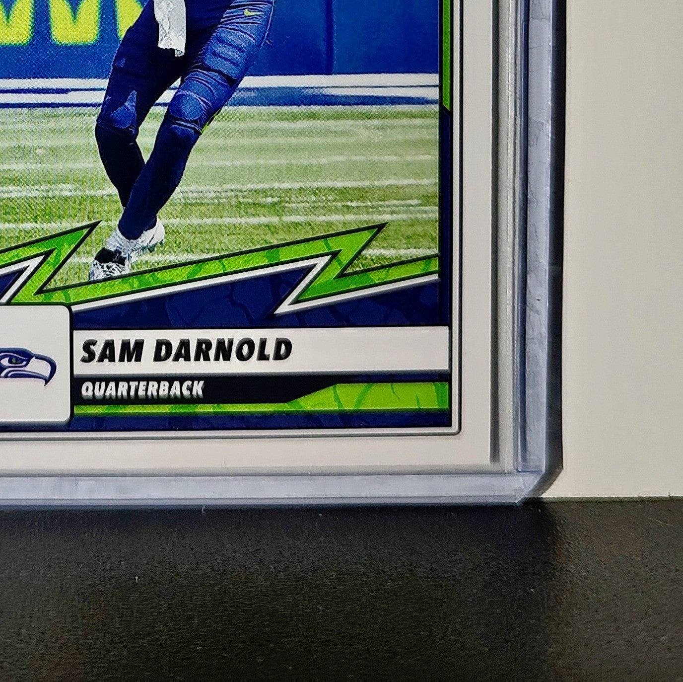 Sam Darnold 2025 Panini NFL #22 Sticker Card Seattle Seahawks