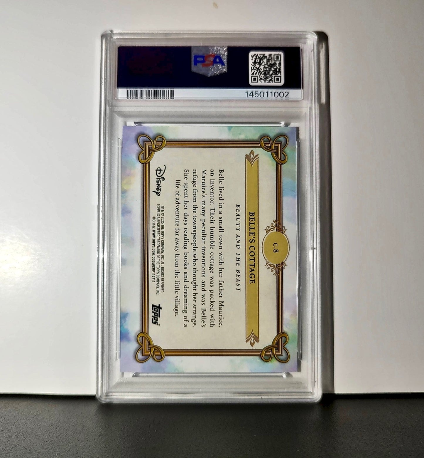 Belle's Cottage 2025 Topps Disney #C-8 Card Beauty and the Beast PSA 10 Gem