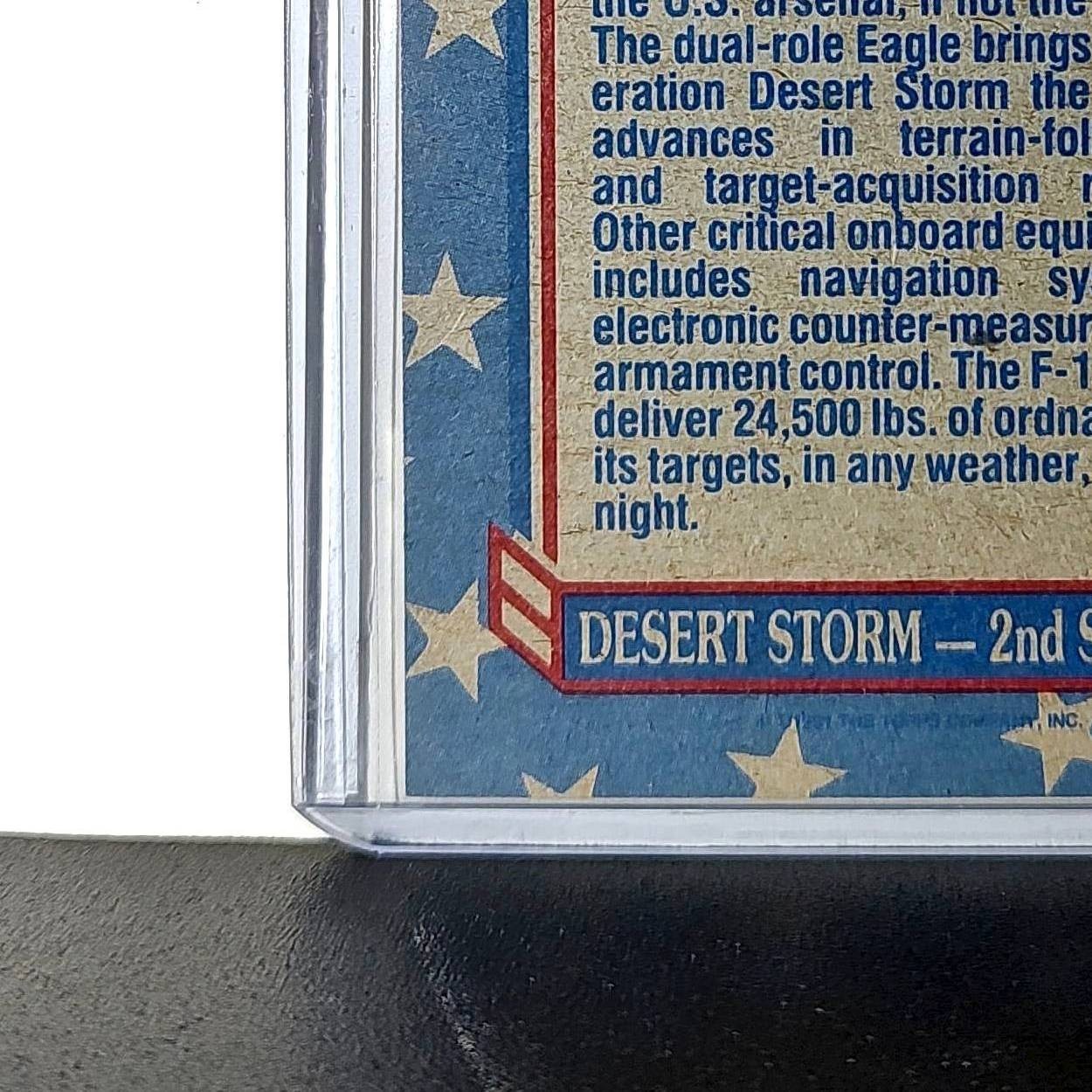 F-15 Eagle 1991 Topps Desert Storm #109 Card