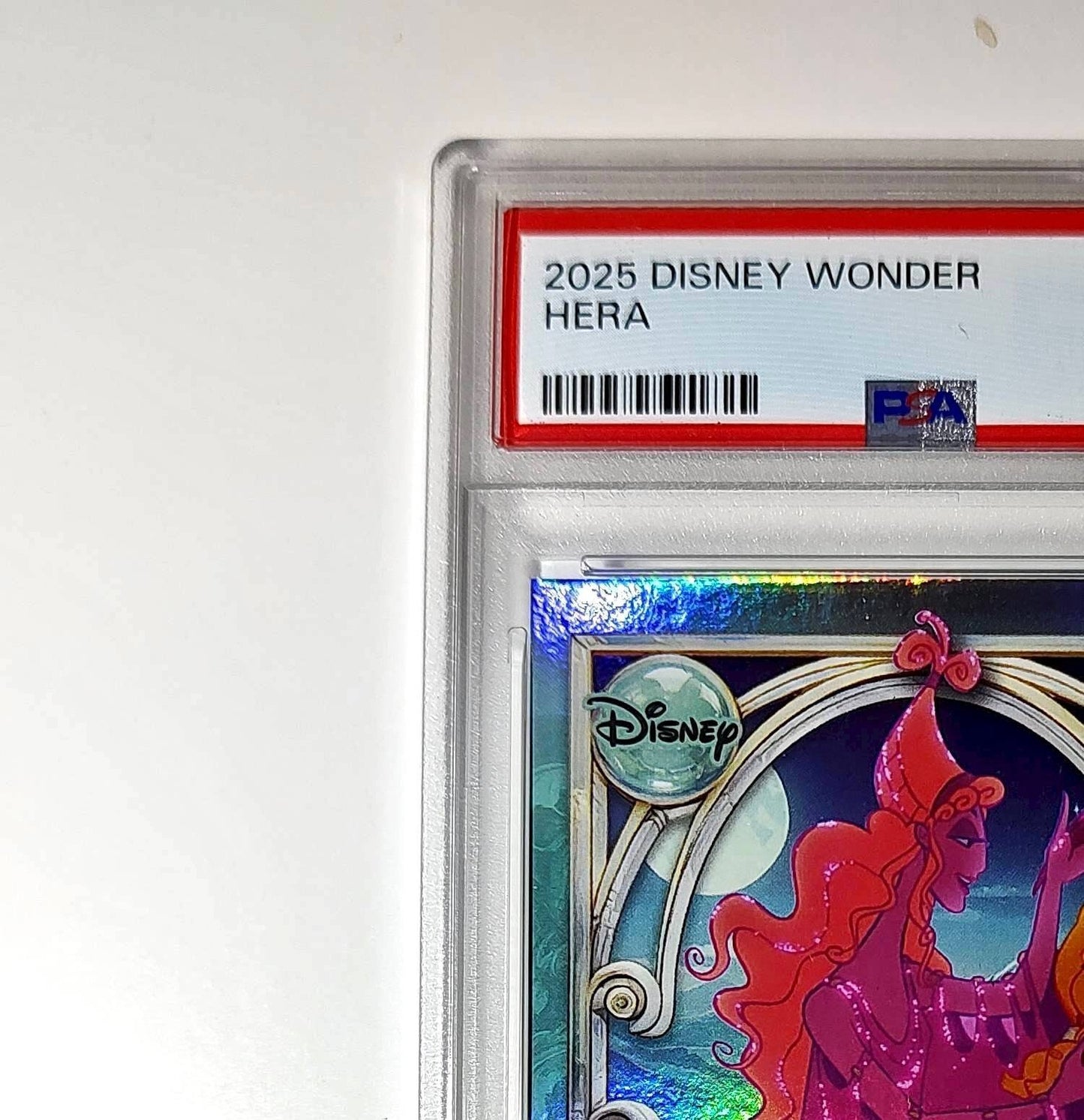 Hera 2025 Topps Disney Wonder #135 Diamond Card Hercules PSA 7