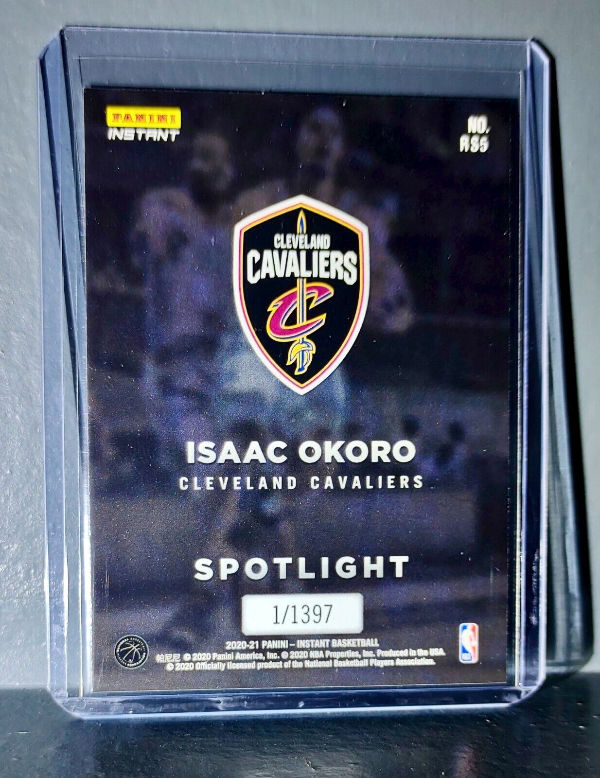 Isaac Okoro Rookie Spotlight 2020-21 Panini NBA #5 Basketball Card 1 of 1397