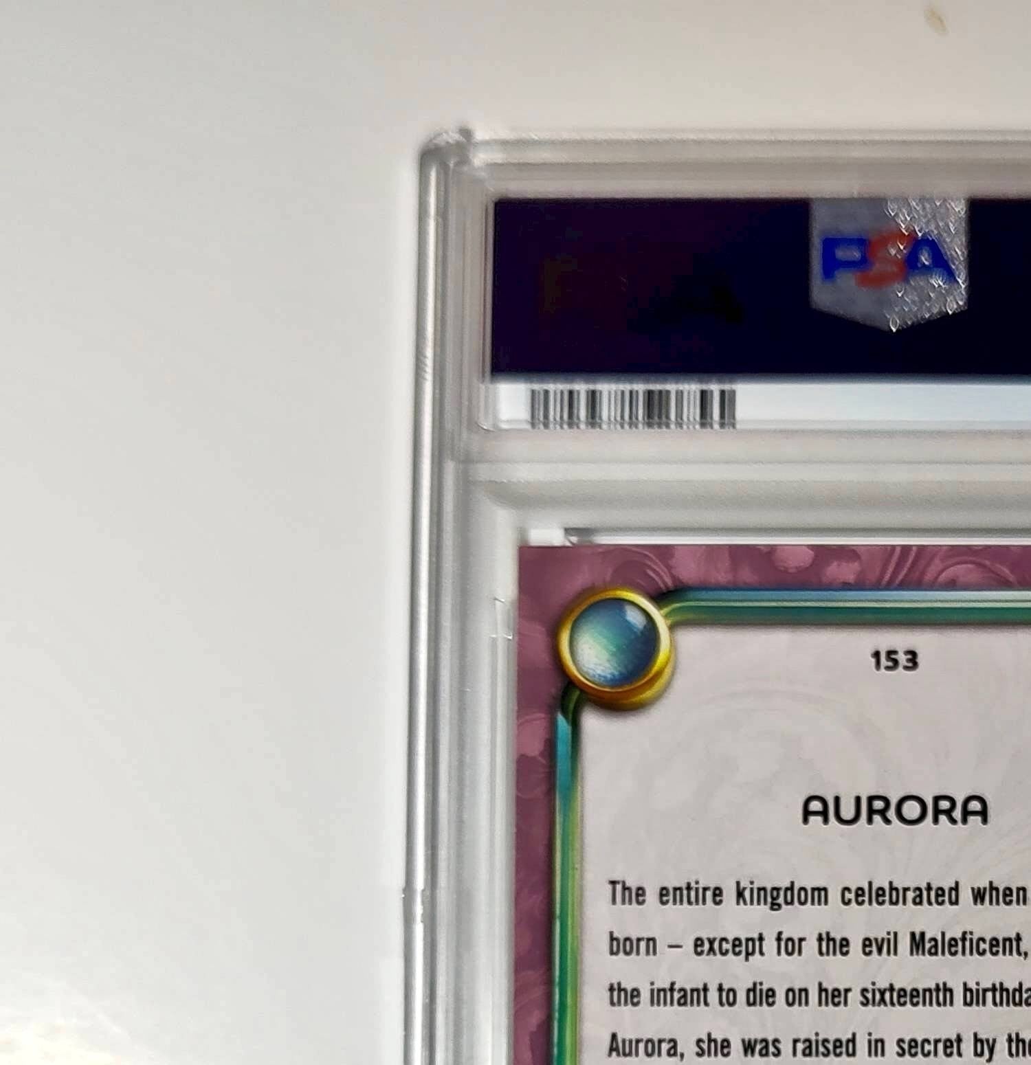 Aurora 2025 Topps Disney Cartoon Princess #153 Card Sleeping Beauty PSA 10